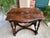 Brown Antique French Sofa Hall Table Carved Oak Renaissance Revival Cherub End Table For Sale - Image 8 of 18