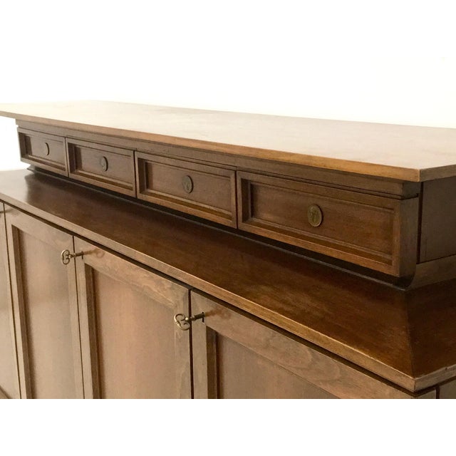 Walnut Cabinet in the style of Paolo Buffa, Italy, 1950s For Sale - Image 10 of 16