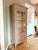 French Country Shabby Chic Glazed Display Cabinet in Patined Wood, 1930s For Sale - Image 9 of 15