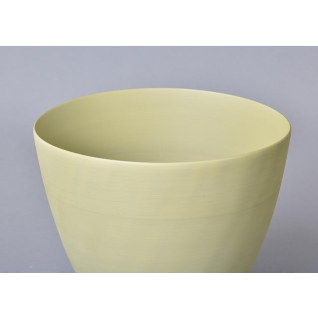 Ceramic Medium Rina Menardi Light Pistachio Cup Shape Bowl For Sale - Image 7 of 8