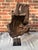 Wood Vintage Teak Wood Root Sculpture on Metal Stand For Sale - Image 7 of 17