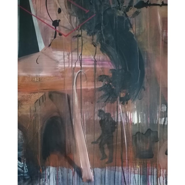 Stefano Mazzolini, Tolomeo, 2023, Acrylic & Oil on Canvas For Sale - Image 9 of 14