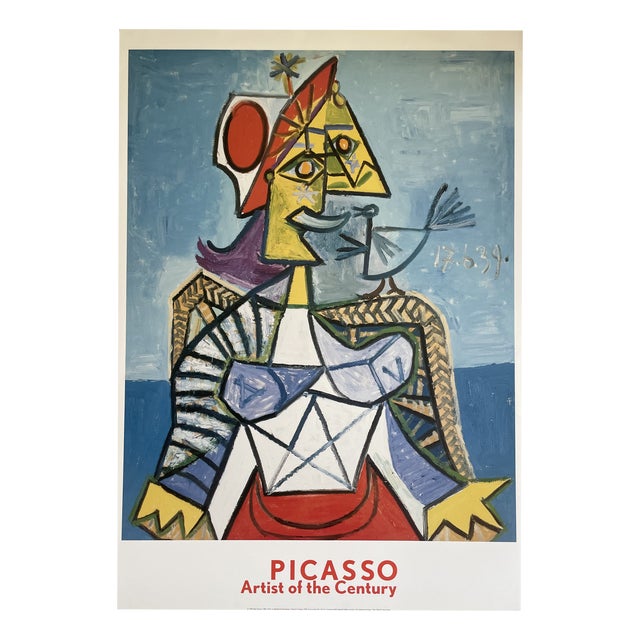 Pablo Picasso, Woman with a Bird, 1939, Ink & Paper For Sale