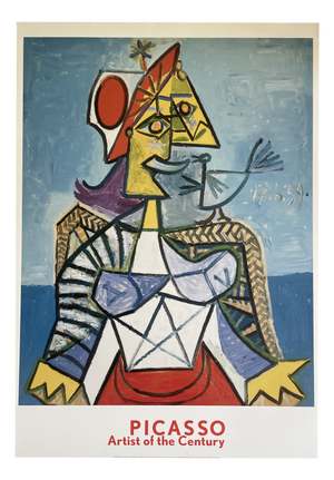 Pablo Picasso, Woman with a Bird, 1939, Ink & Paper
