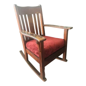 Antique Mission Oak Rocking Chair