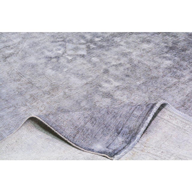 1950s Vintage Turkish Anatolian Hand Knotted Wool Rug, 9'7'' X 12'8'' For Sale - Image 5 of 5