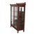 Arts & Crafts Arts & Crafts Mission Oak 2 Door China Cabinet in the Manner of Stickley C1920 For Sale - Image 3 of 8