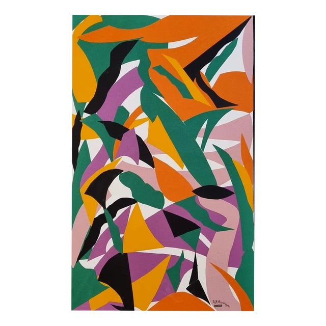 Régine Hermain-Goulesque, Eurythmy I, 1974, Collage For Sale