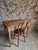 Wood Vintage French Oak Desk and Bistro Chair in Beech, 1930, Set of 2 For Sale - Image 7 of 18