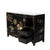 Chinese Ebonized & Gilt Credenza With Inlaid Figural & Floral Soap Stone 20thC For Sale - Image 12 of 16