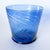 Contemporary Vintage Large Cobalt Optic Blown Glass Champagne Cooler Ice Bucket For Sale - Image 3 of 7