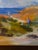 Blue 1990s Coastal Painting, Framed - Unsigned For Sale - Image 8 of 8