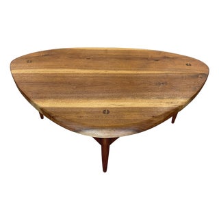Early 20th Century Scandinavian Mid-Century Guitar Pick Leaf Table For Sale