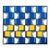 2000 - 2009 Oswaldo Subero "Pintura Bidimensional No 896" Contemporary Geometric Blue & Yellow Abstract, 2003 For Sale - Image 5 of 12