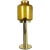 Brass & Glass Claudia Candleholder from Hans-Agne Jakobsson, Markaryd, Sweden, 1960s For Sale