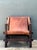 Mid-Century Modern Vintage MCM Leather Sling Lounge Chair For Sale - Image 3 of 12
