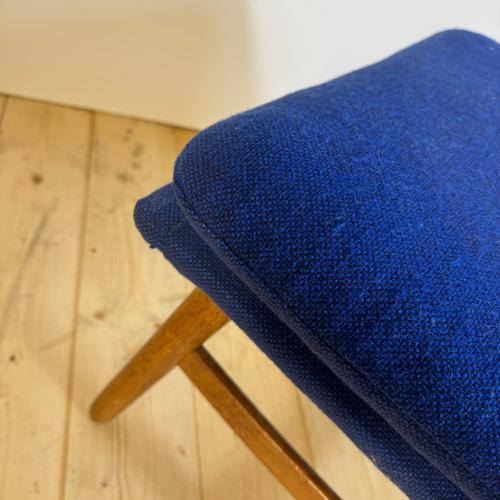 Mid-Century Modern Danish Ottoman with Cushion, 1960s For Sale - Image 4 of 6