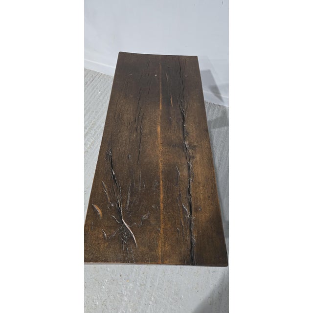 Wood French Country Oak Coffee Table, 1880s For Sale - Image 7 of 11