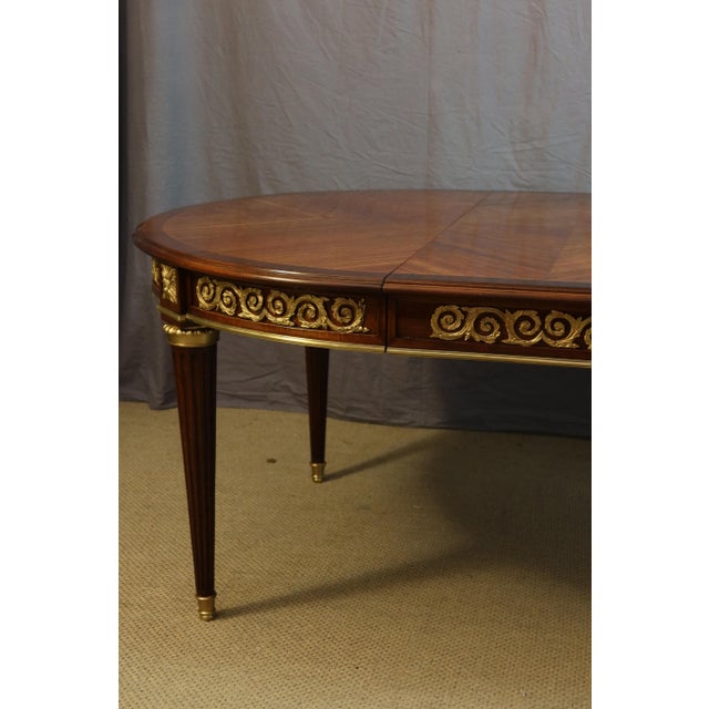 Large Marquetry Dining Table For Sale - Image 9 of 13