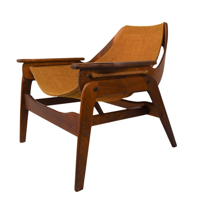 Mid Century Modern Sling Chair By Jerry Johnson Chairish