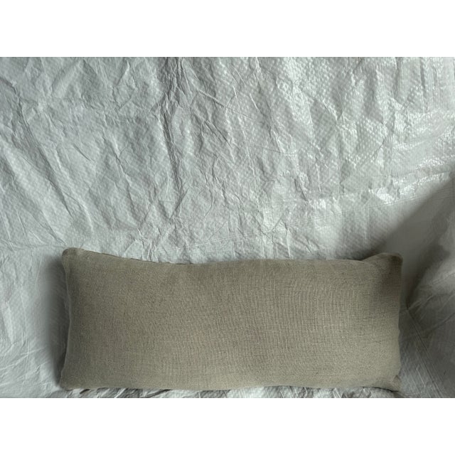 17th Century 1600s Antique Flemish Brussels Tapestry Pillow Botanical Fragment For Sale - Image 5 of 5