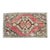 1960s Red Distressed Oushak Small Rug For Sale