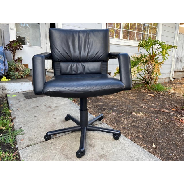 Vintage Vitra Mario Bellini Executive Swivel Desk Chair For Sale - Image 12 of 12