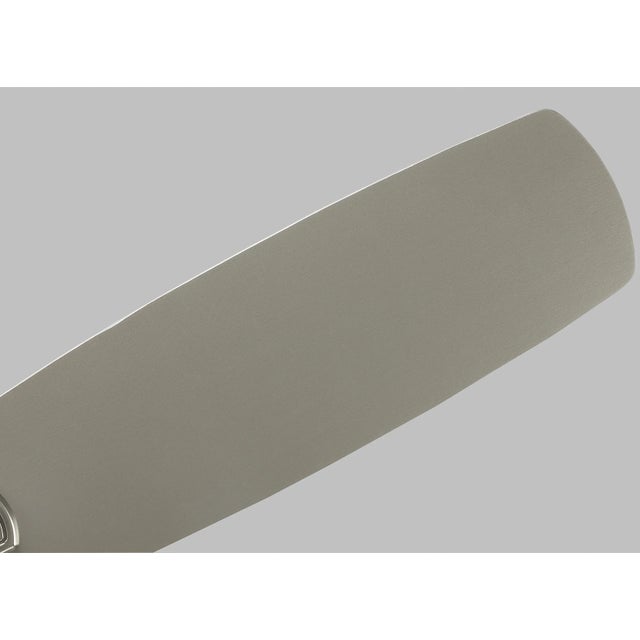 Transitional Generation Lighting 60" Colony Super Max Plus in Brushed Steel For Sale - Image 3 of 6