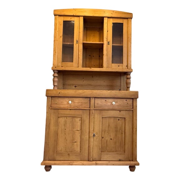 Gründerzeit Wooden Kitchen Cupboard For Sale
