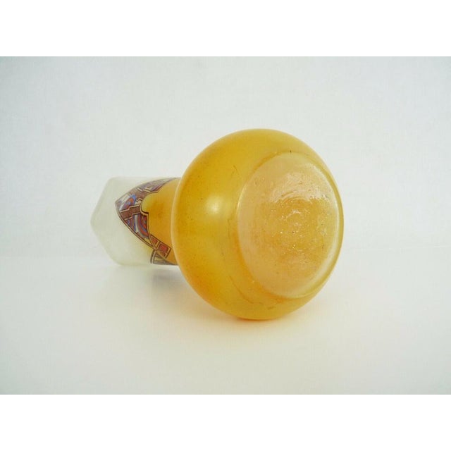 Art Nouveau Vase with Geometric Patterns by François Théodore Legras, 1920s For Sale - Image 10 of 11