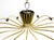 Mid-Century Modern Brass Sputnik Ceiling Lamp, 1950s For Sale - Image 18 of 18