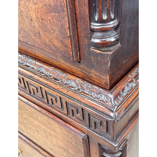 Antique Chippendale Mahogany Tallboy, 1765 For Sale - Image 9 of 14