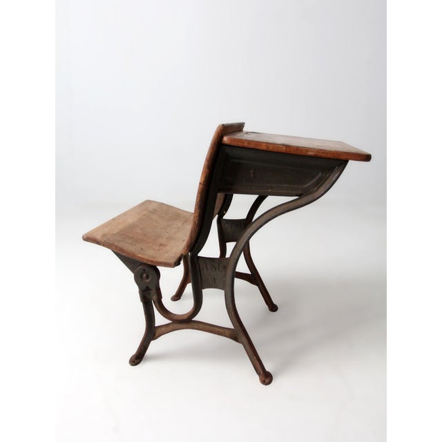 Antique American Seating Co School Desk For Sale - Image 13 of 13