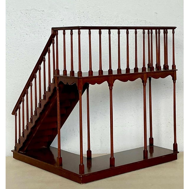 Vintage Wooden Staircase Architectural Model For Sale - Image 14 of 17