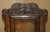 Antique Wainscot Armchair in England Oak with Side Drawer, 1850 For Sale - Image 4 of 18