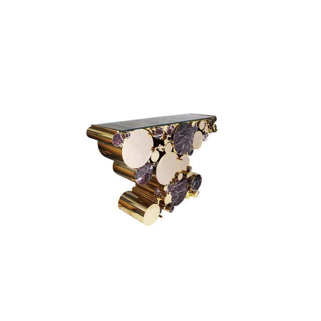 Contemporary Wanderlust Console Table by Malabar For Sale - Image 3 of 8