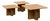 Nesting Tables in Light Oak, 1980s, Set of 3 For Sale