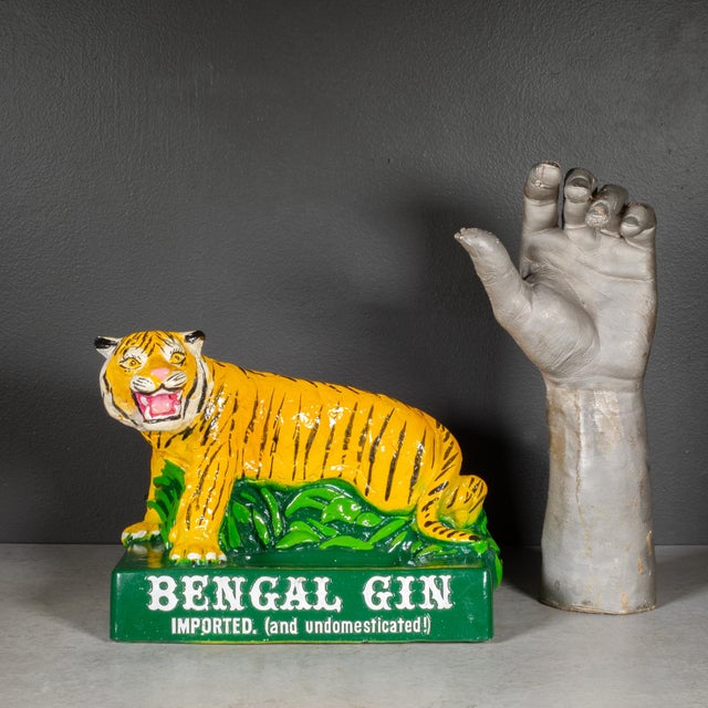Mid-Century Bengal Gin Advertising Bottle Display c.1950 For Sale In San Francisco - Image 6 of 7
