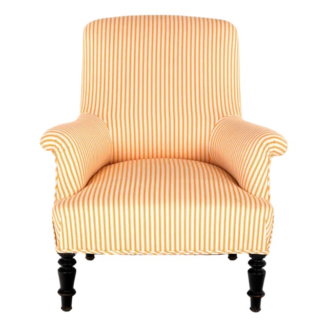 Vintage French Lounge Chair For Sale