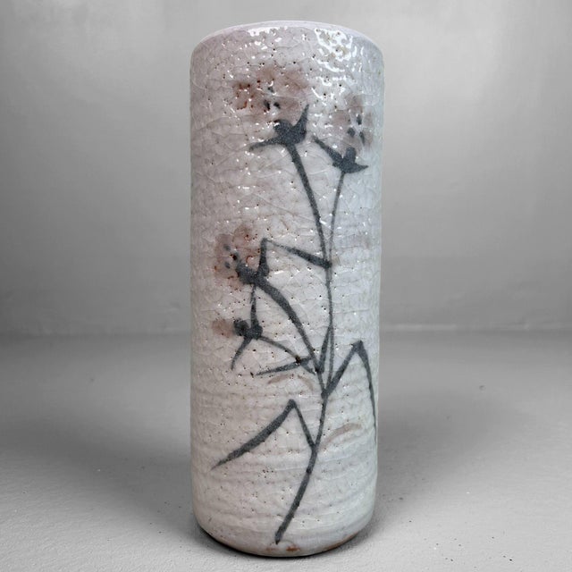 Vintage Shino Ikebana Flower Vase, Japan, 1980s For Sale - Image 10 of 10
