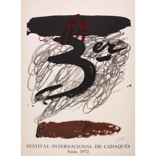 Antoni Tapies, Festival de Cadaques, Lithograph For Sale