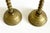 Pair of Antique Korean Brass Candlesticks with Reflector Shields For Sale - Image 10 of 13