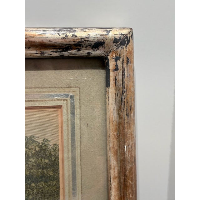 Framed Antique Engraving "Vue Du Temple De Vénus Et Du Château Du Petit Trianon Dans Le Grand Parc De Versailles", For Sale In Los Angeles - Image 6 of 14