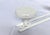 Mid 20th Century French White Enamel Four Peg Coat Rack For Sale - Image 10 of 16