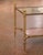 Mid-Century French Maison Jansen Bronze and Leather Two-Tier Coffee Table For Sale - Image 4 of 8
