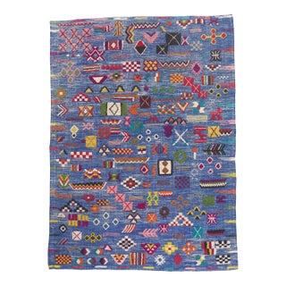 Contemporary Taznakht Moroccan Rug, 09'09 X 13'06 For Sale