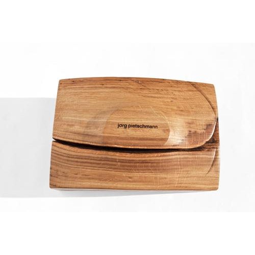 V21144 Vessel in Natural Oak Wood by Jörg Pietschmann For Sale - Image 4 of 12