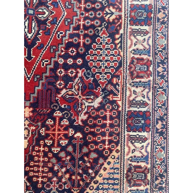 Vintage French Knotted Rug For Sale - Image 3 of 12