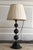 Brass and Wooden Stacked Ball Table Lamps - a Pair For Sale In Boston - Image 6 of 12