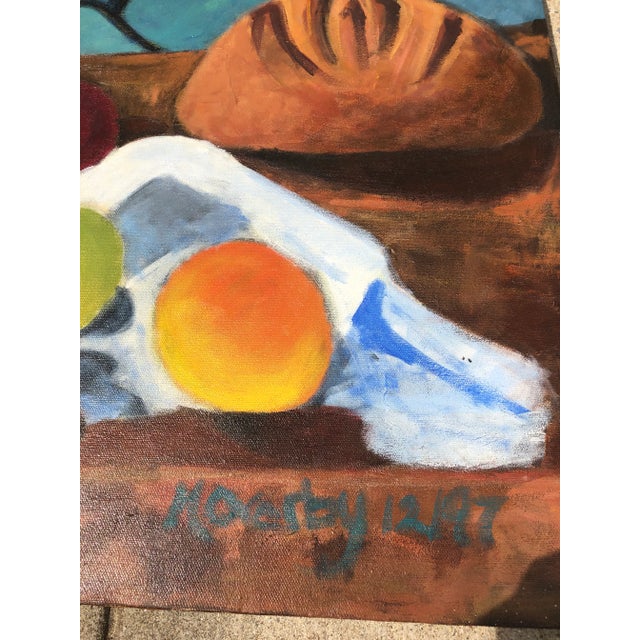 Original painting on stretched canvas 24 x 36 Signed lower right Dated 97. Unframed